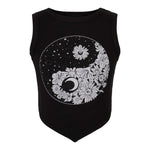 V-Bottom Tank With Ying Yang - Denny's