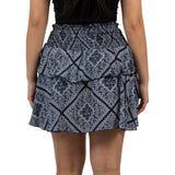 Bandana Print Mini Skirt - Denny's