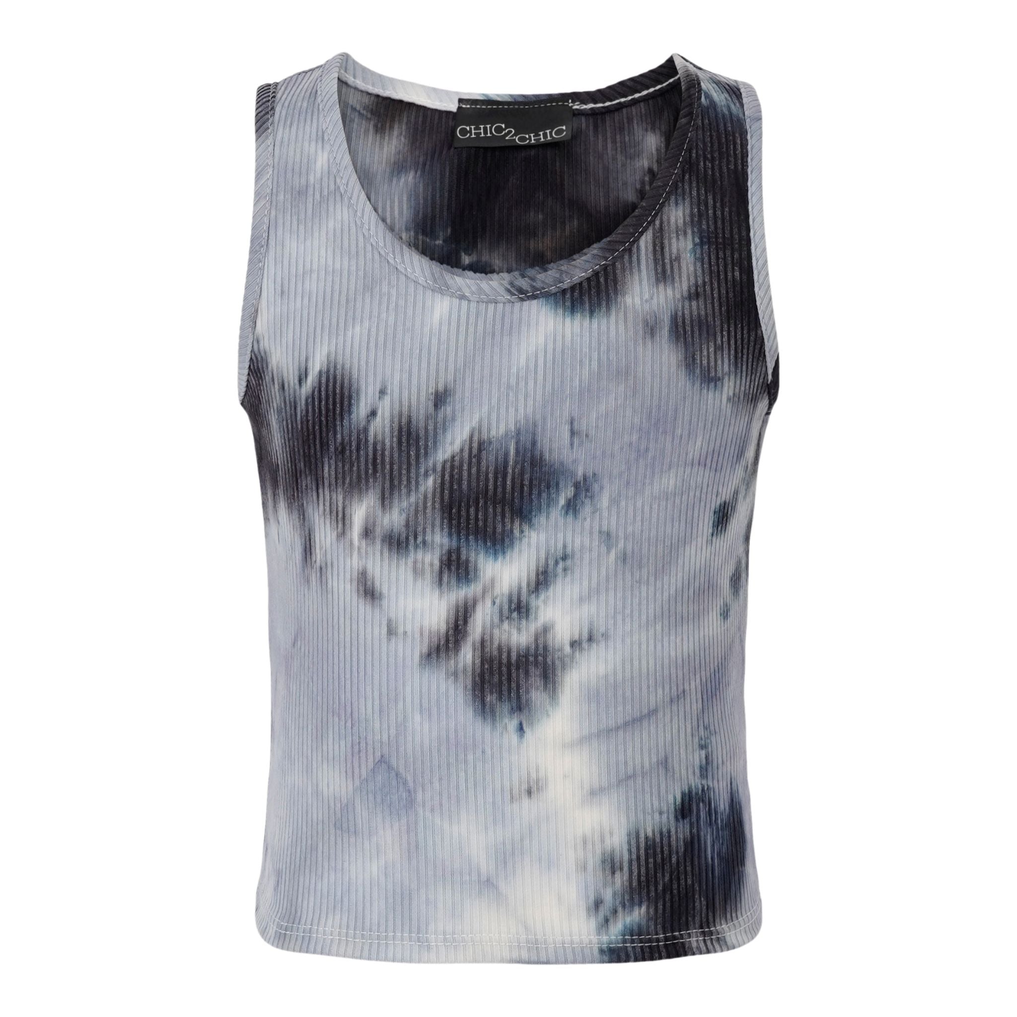 Tie Dye Rib Tank Top - Denny's