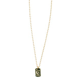 Dog Tag Stars & Moon Bling Necklace - Denny's