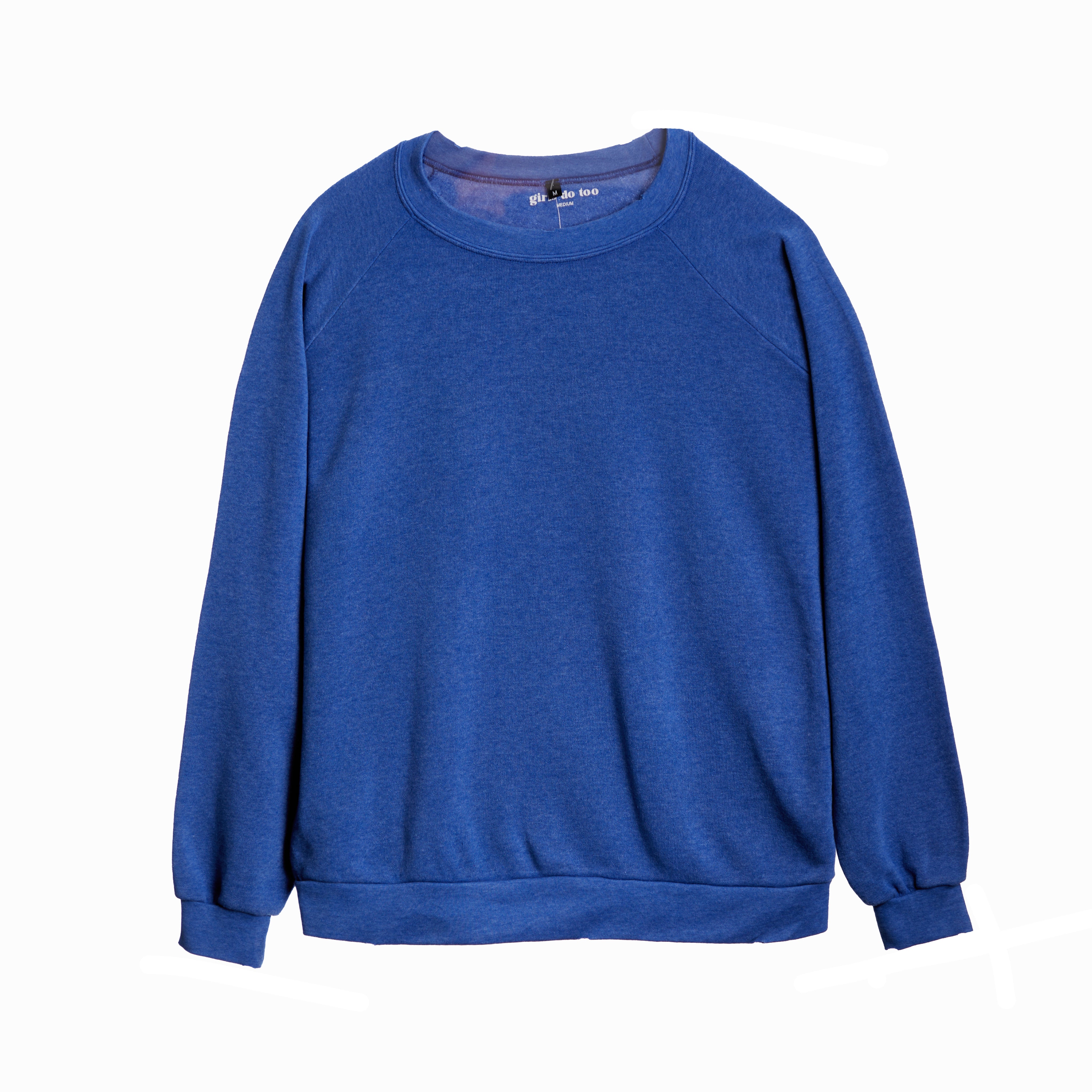 Solid Oversized Raglan Sweatshirt - Denny's