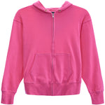 Dylan Solid Oversized Zip Hoodie - Denny's