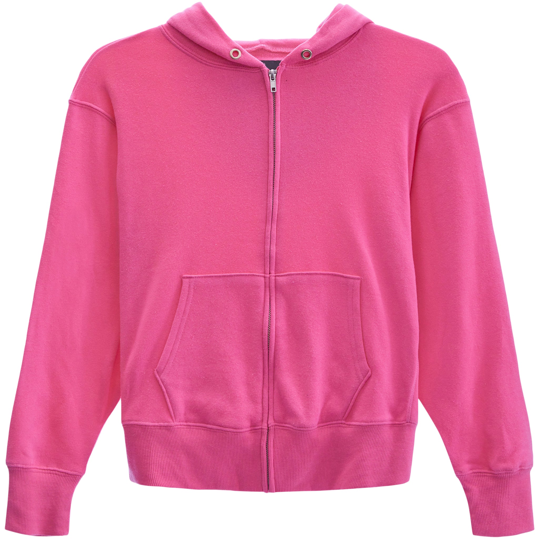 Dylan Solid Oversized Zip Hoodie - Denny's