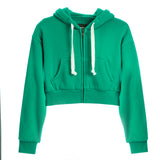 Dylan Crop Zip Hoodie - Denny's