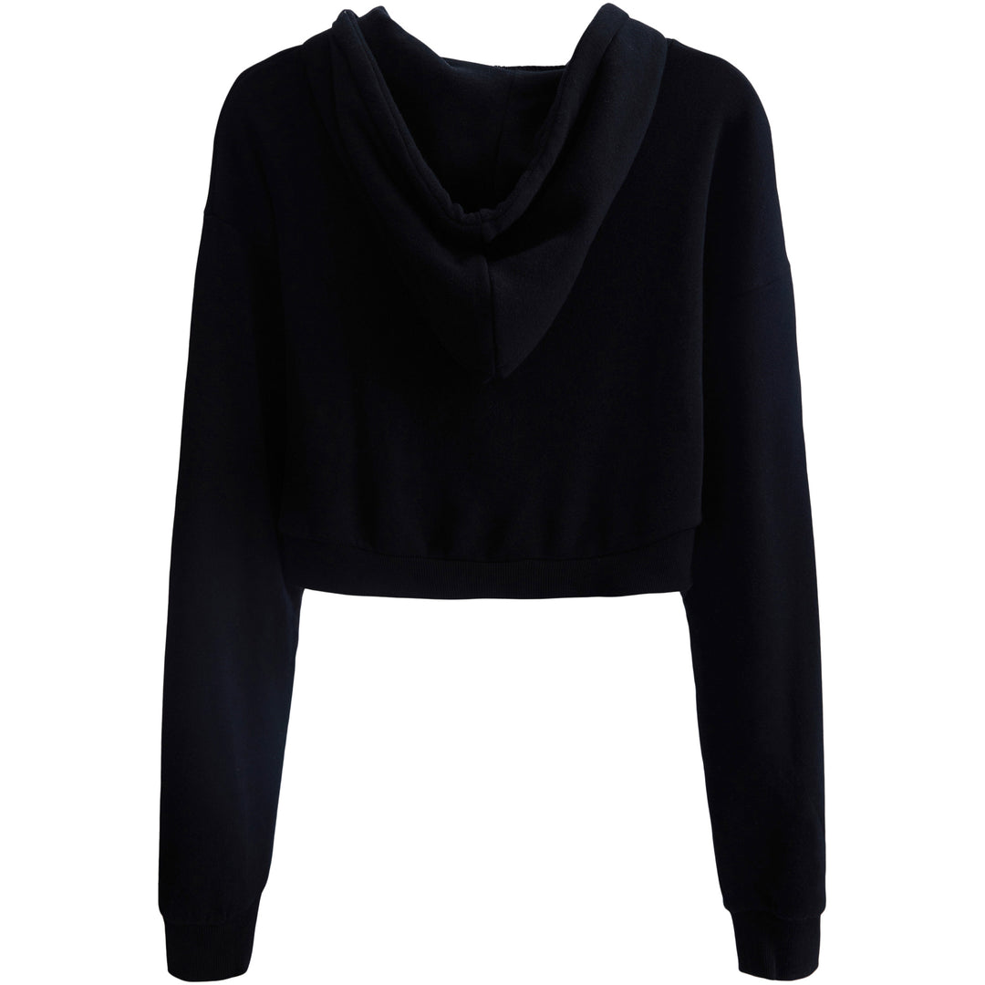 Dylan Solid Crop Zip Hoodie | Denny's