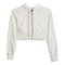 Dylan Solid Crop Zip Hoodie - Denny's