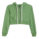 Dylan Crop Zip Hoodie - Denny's