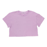 Short Sleeve Basic Crop Crew - Denny's