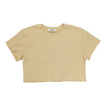 Short Sleeve Basic Crop Crew - Denny's