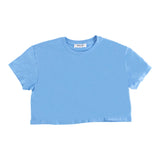 Short Sleeve Basic Crop Crew - Denny's