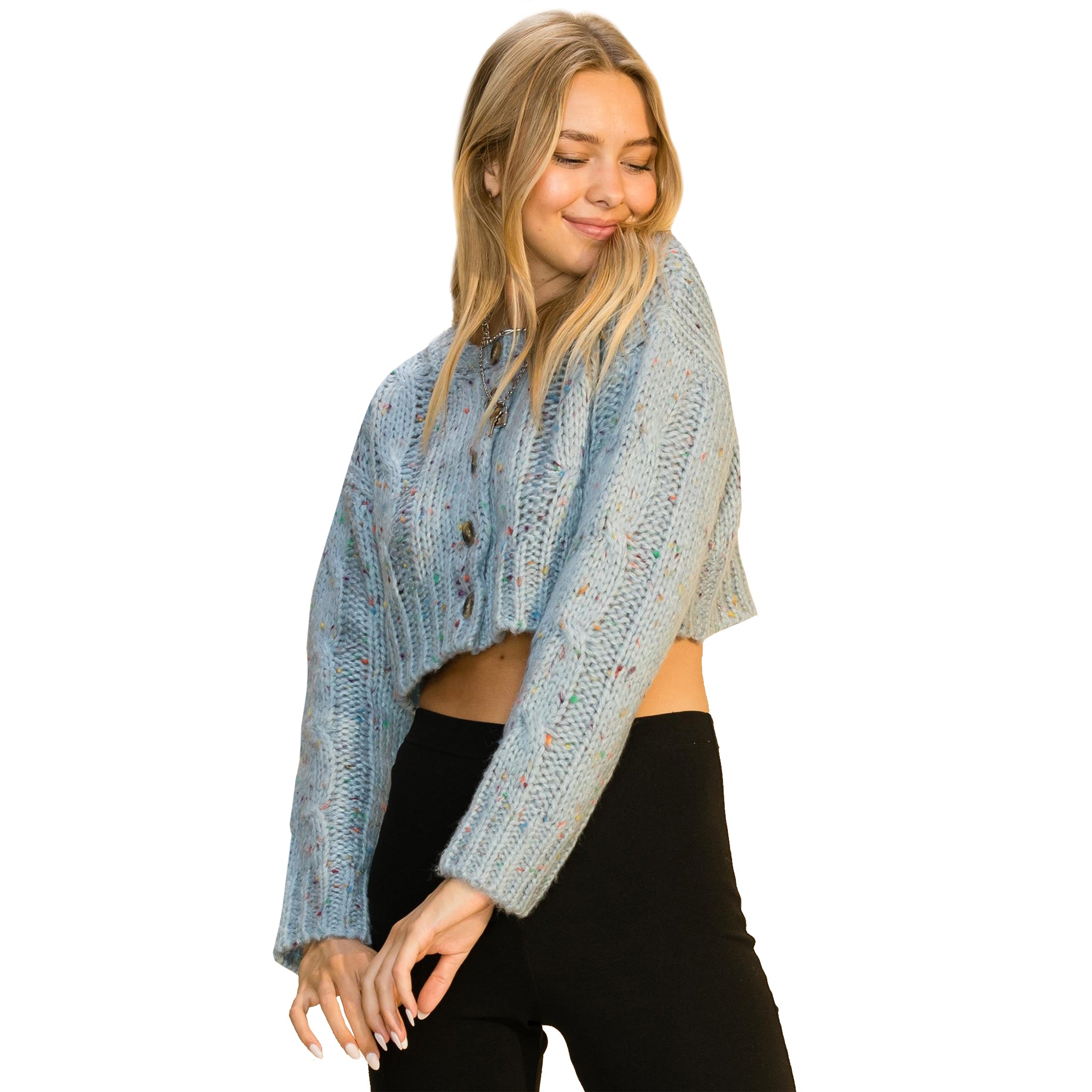 Crop Cardigan Sweater - Denny's