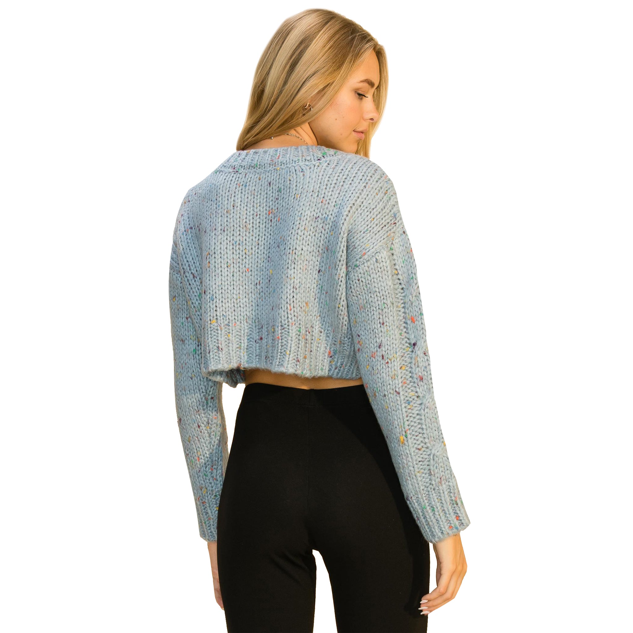 Crop Cardigan Sweater - Denny's