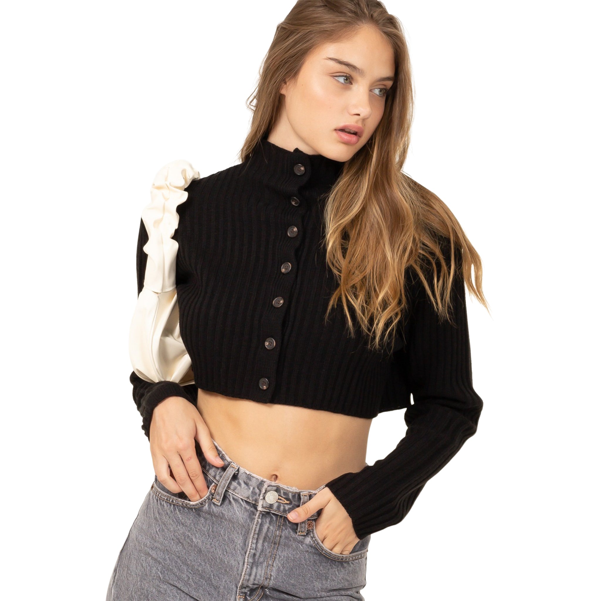 Ribbed Cardigan Sweater - Denny's