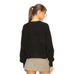 Solid Raglan Sweater - Denny's