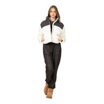 Two Toned Puffer Jacket - Denny's