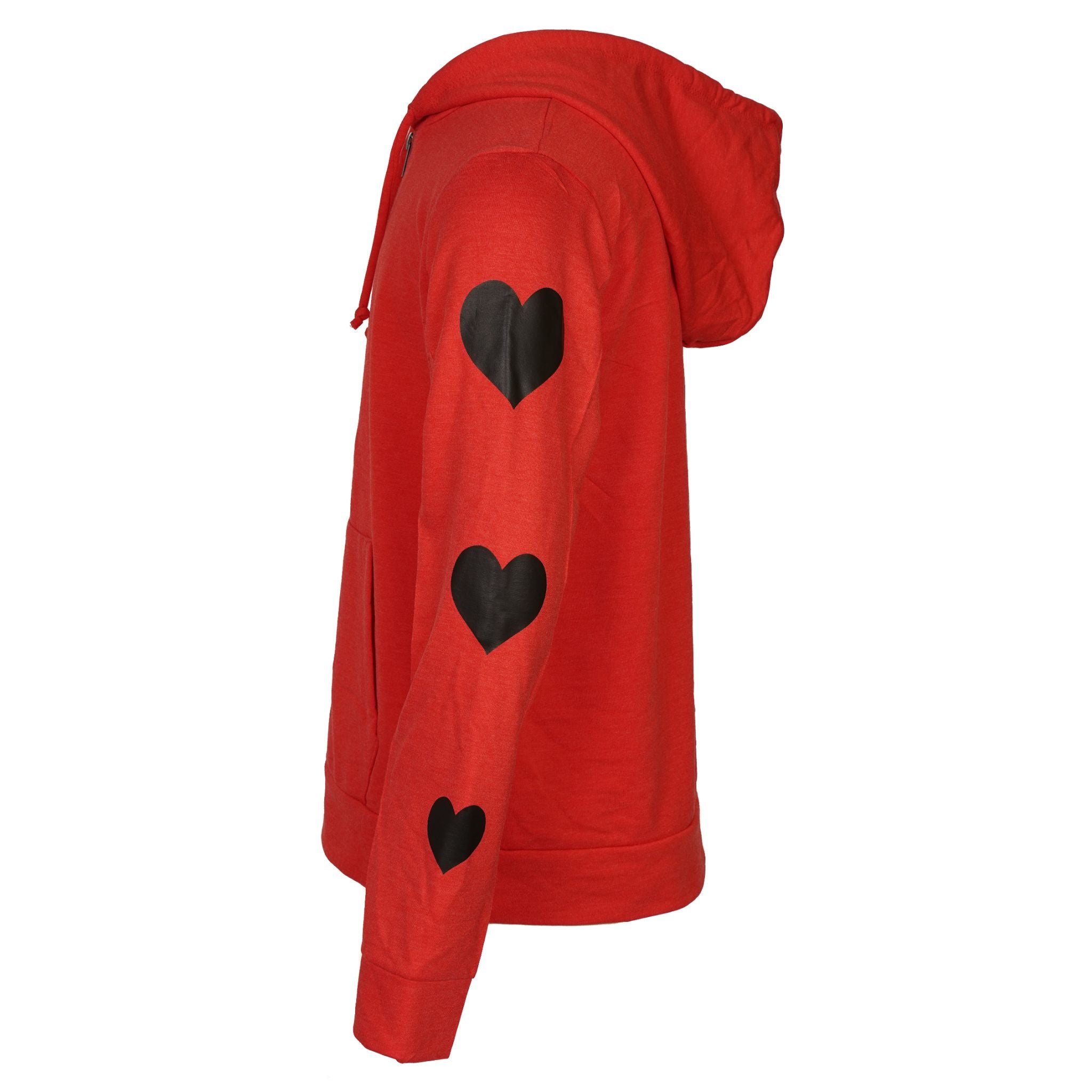 Heart Arm Zip Hoodie - Denny's
