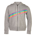 Multi Stripe Zip Hoodie - Denny's
