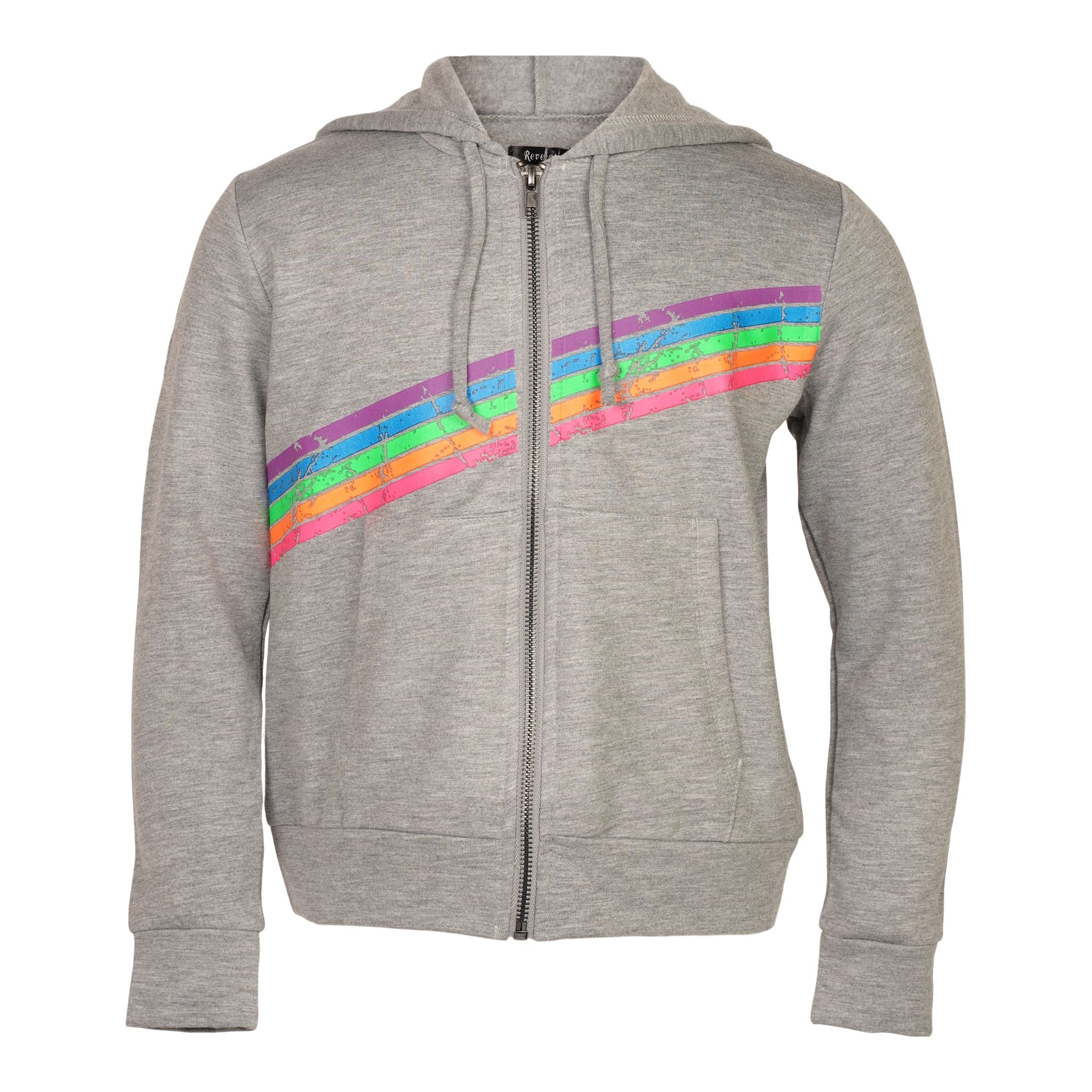 Multi Stripe Zip Hoodie - Denny's
