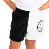2 Colorblock Black & White Smiley 4-6x - Denny's