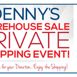 Warehouse Sale AM Ticket - Denny's