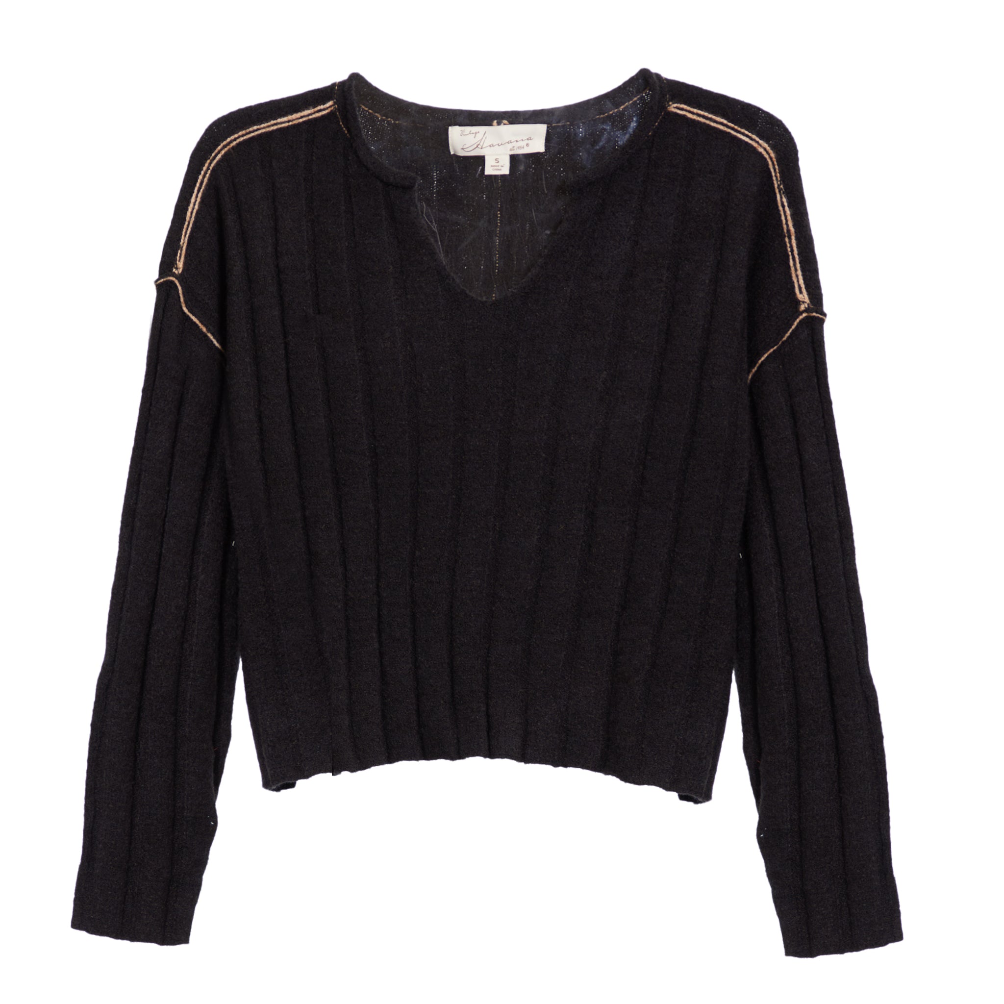 Contrast Stitch Sweater - Denny's