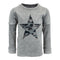 Long Sleeve Tee with Enzyme Camo Star - Denny's