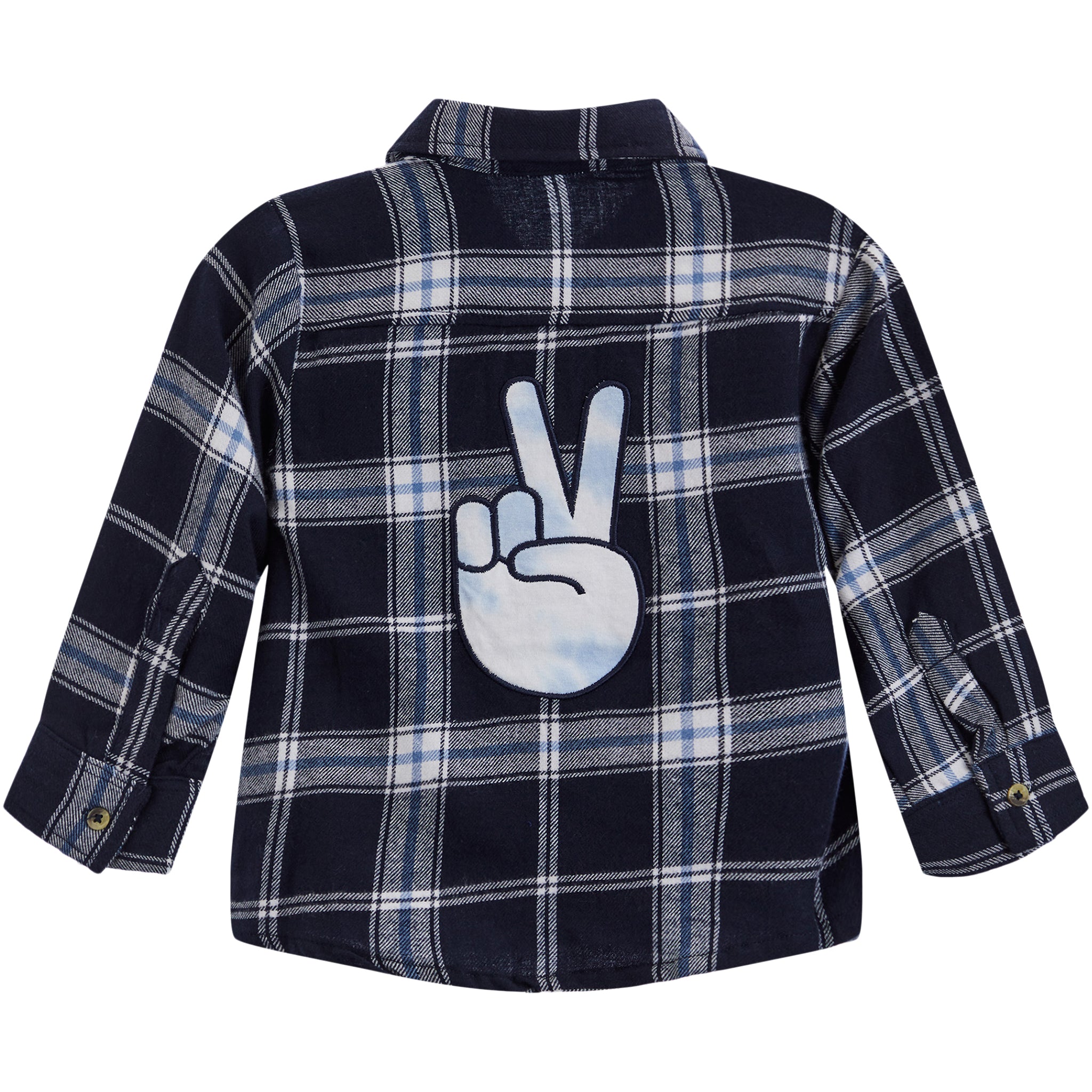 Peace Hand Flannel Shirt - Denny's