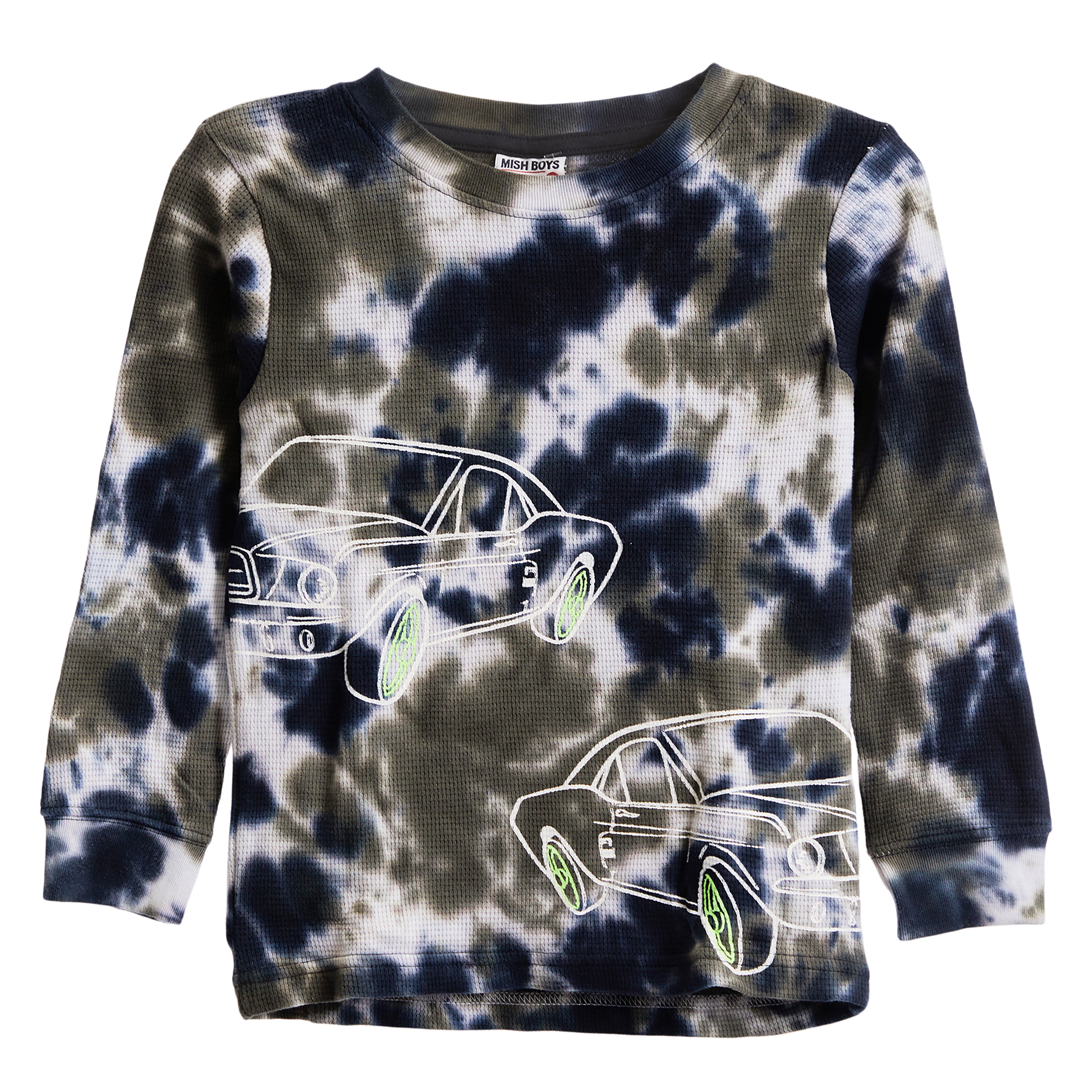 Car Outline Tie Dye Thermal - Denny's