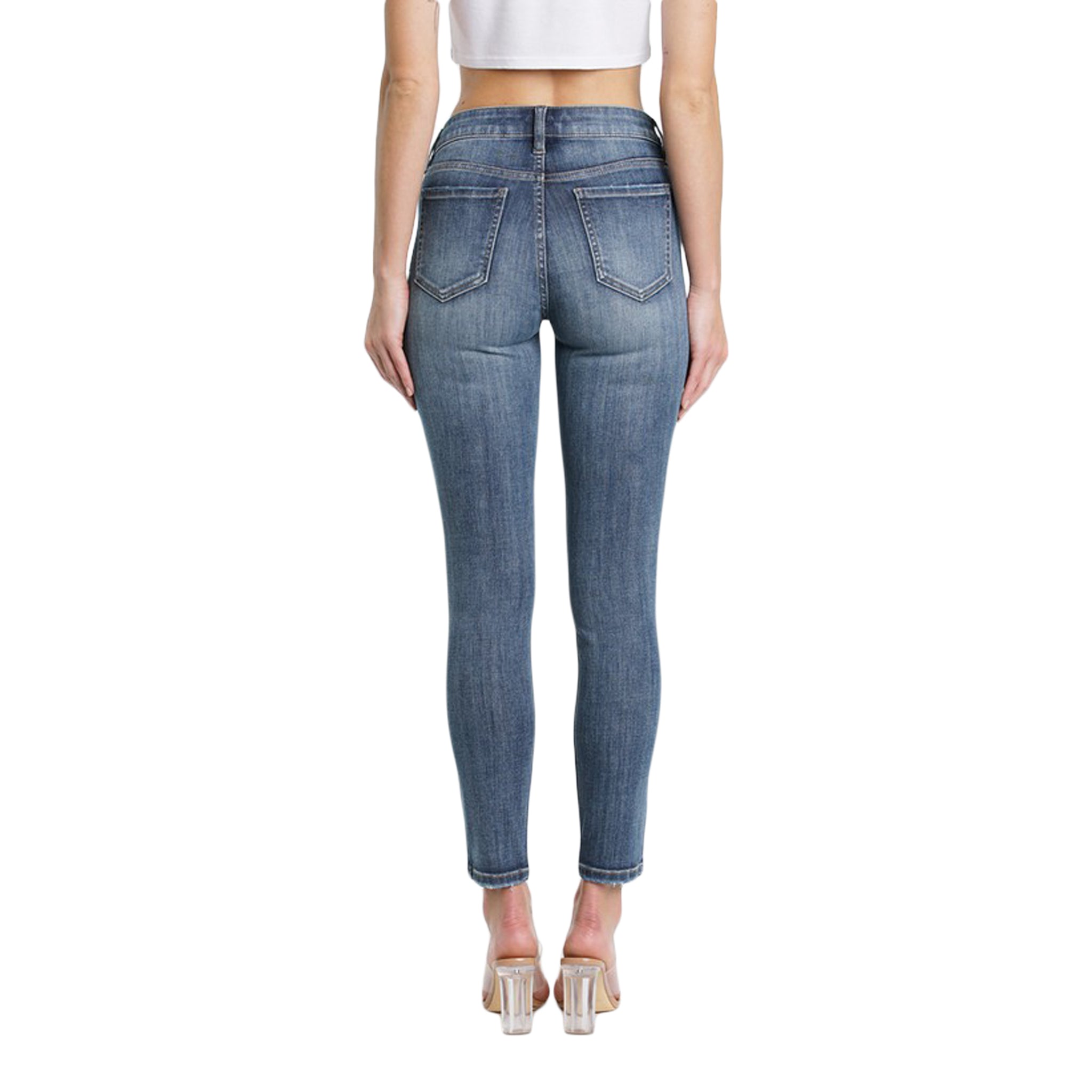 Jude Mid Rise Skinny Jean - Denny's
