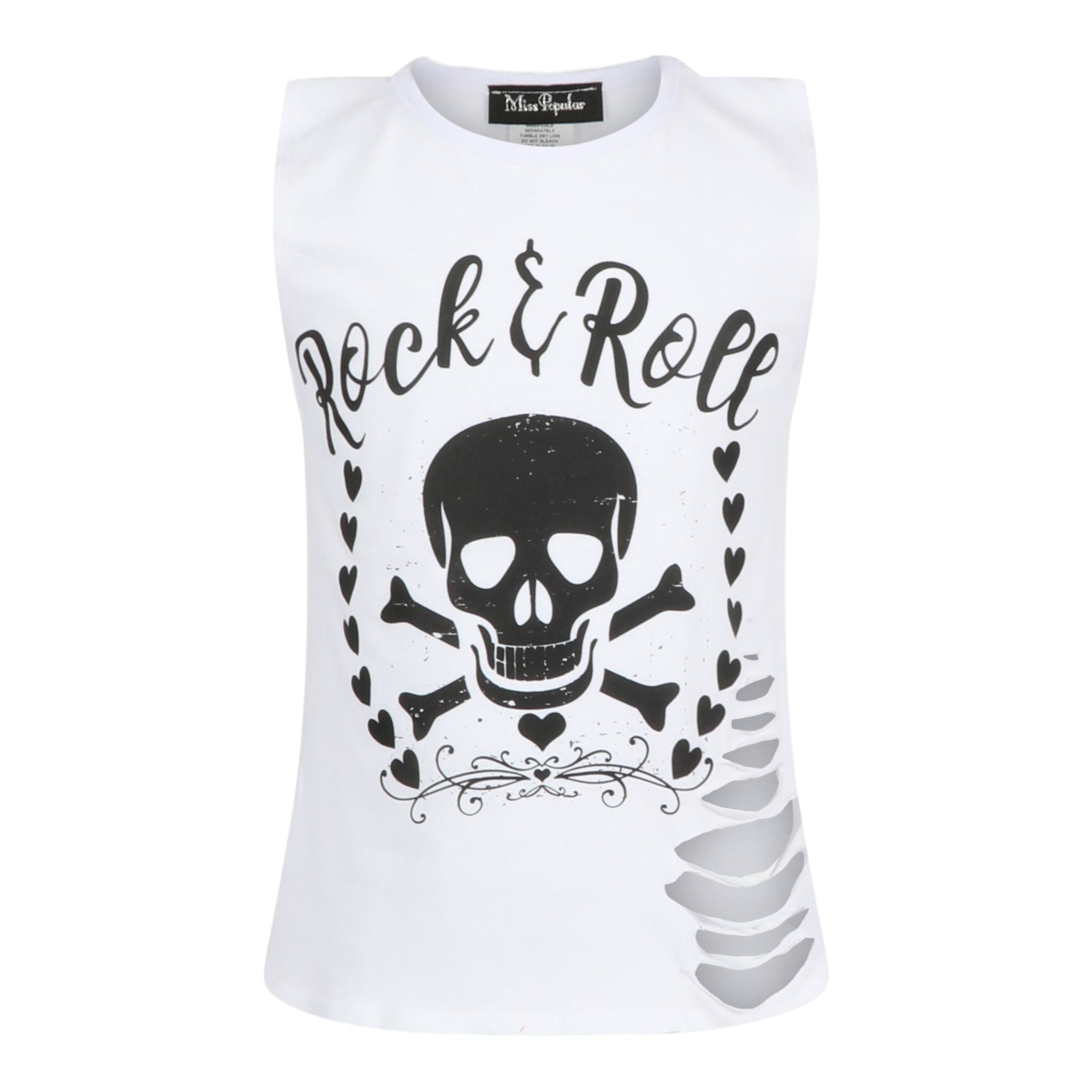 Rock N Roll Skull Tank With Destruction - Denny's