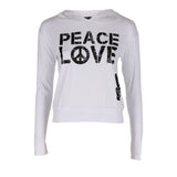 Long Sleeve Peace Love Hoody - Denny's