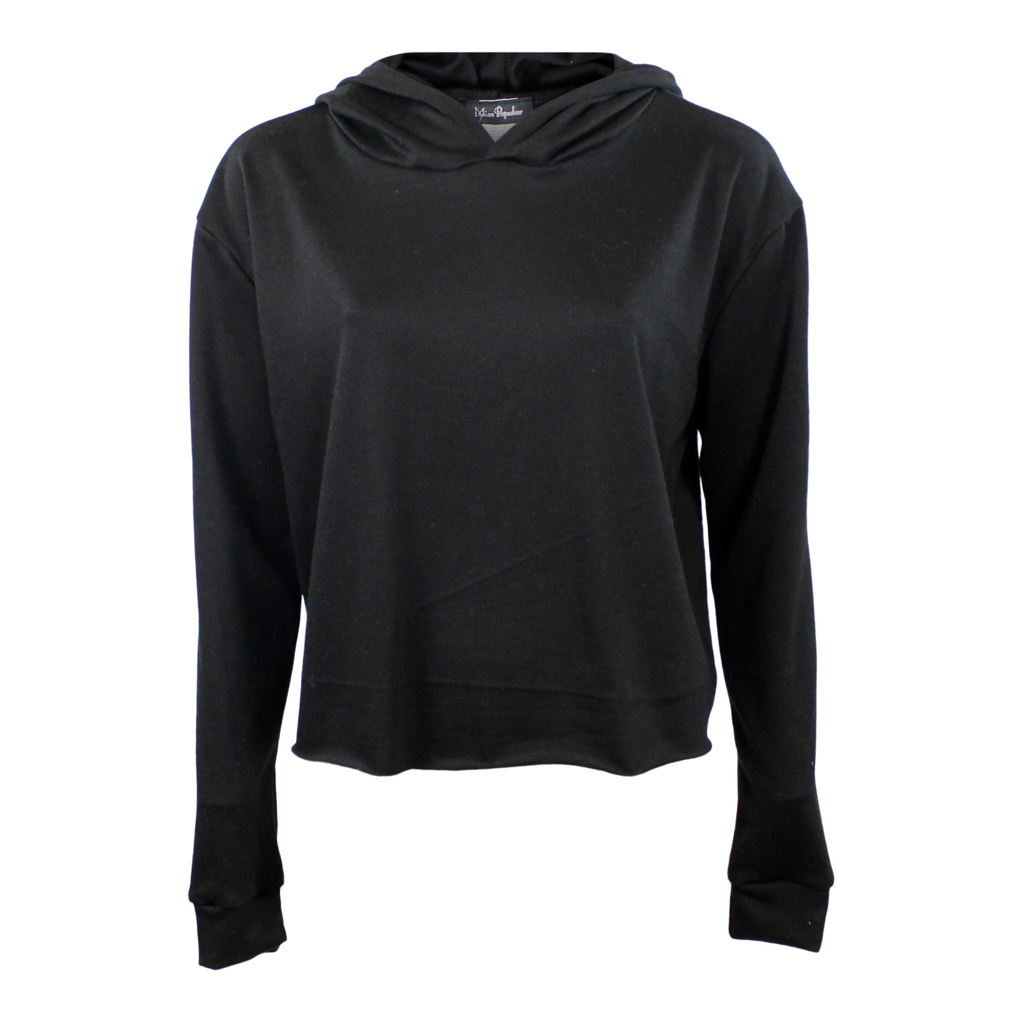 Long Sleeve Cut Off Hoody - Denny's