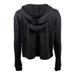 Long Sleeve Cut Off Hoody - Denny's