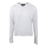 Long Sleeve Cut Off Hoody - Denny's