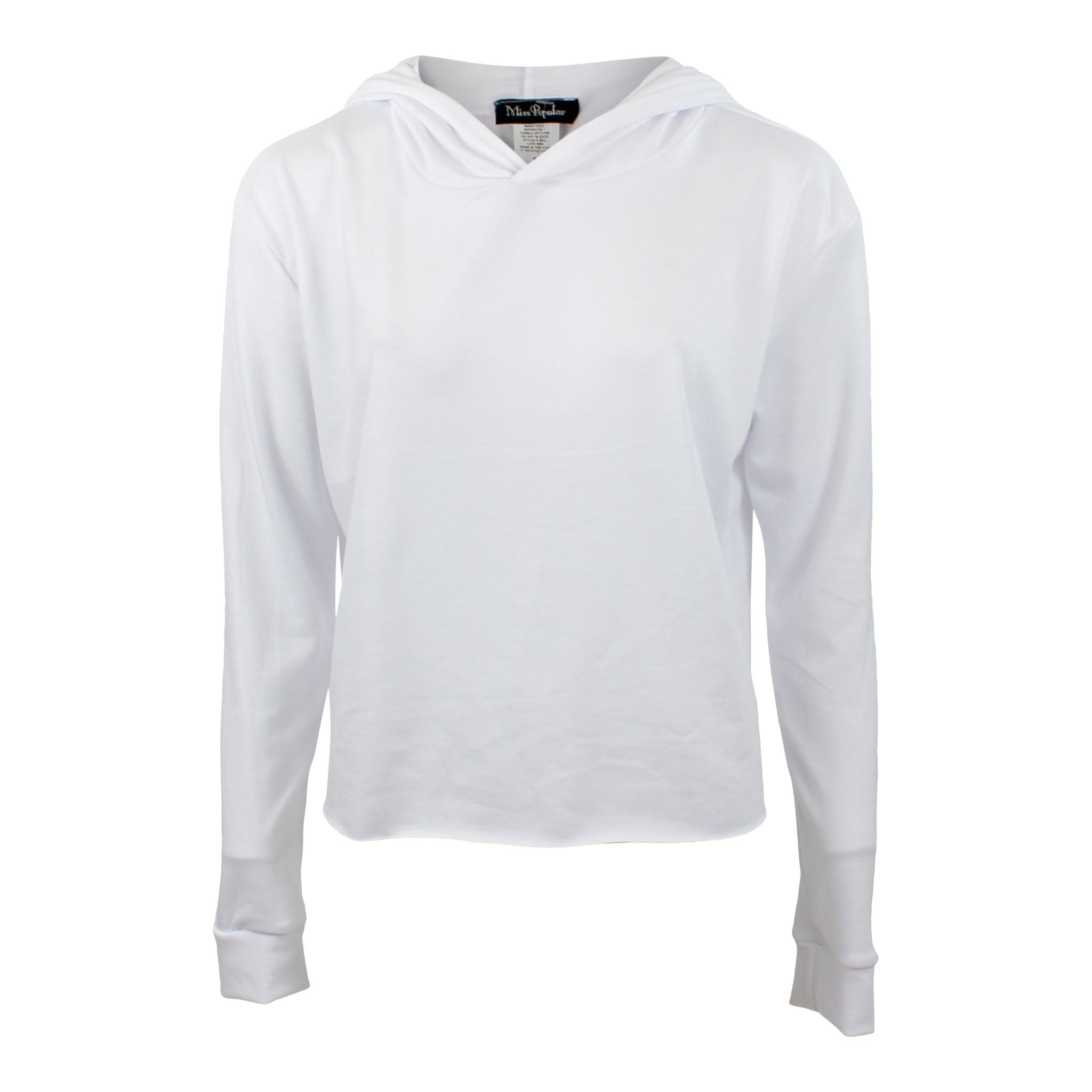 Long Sleeve Cut Off Hoody - Denny's