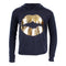 French Terry Long Sleeve Hoody with Gold Foil Lip - Denny's