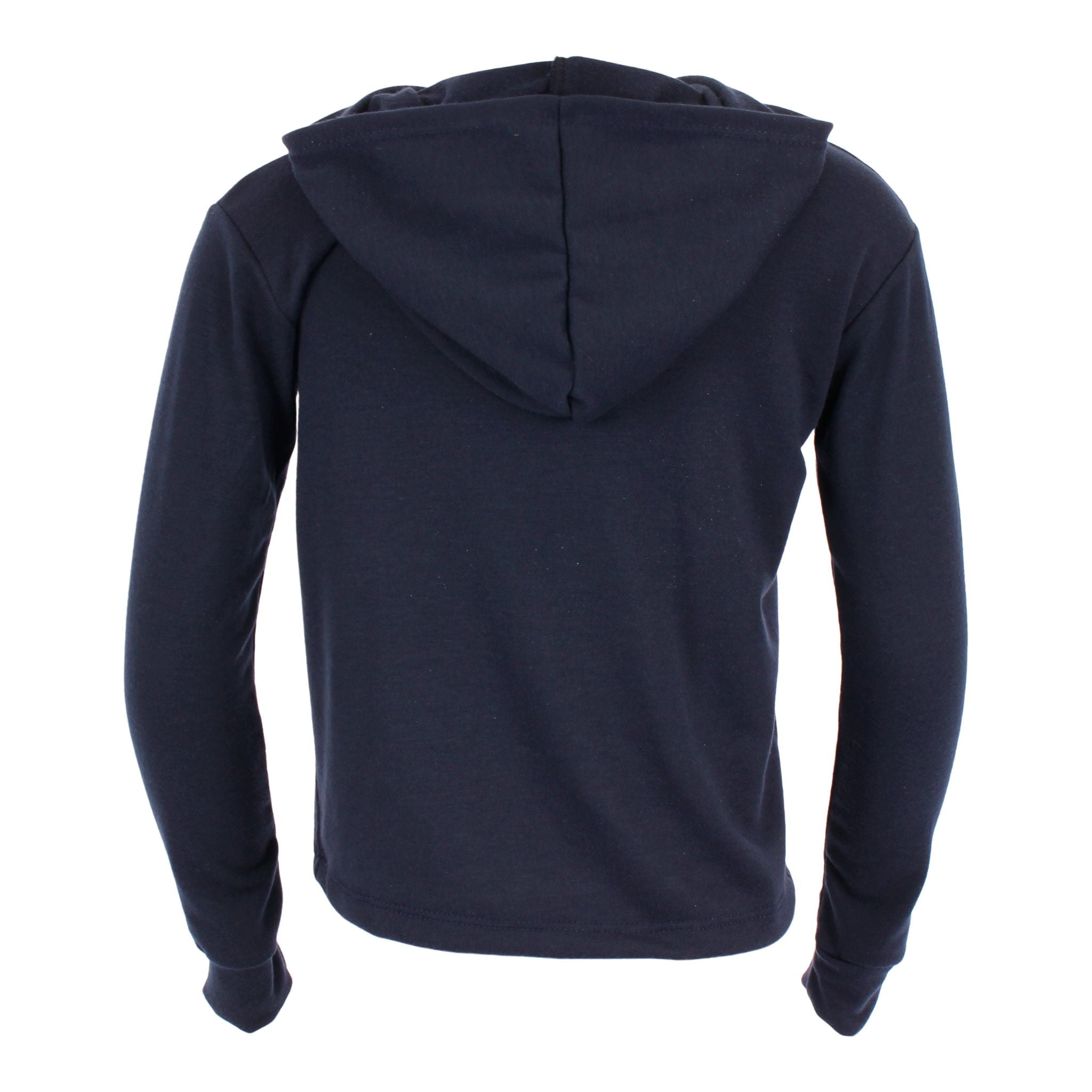 French Terry Long Sleeve Hoody with Gold Foil Lip - Denny's