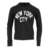 French Terry Long Sleeve Hoody with New York City - Denny's