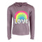 Long Sleeve Hoody with Rainbow Love - Denny's