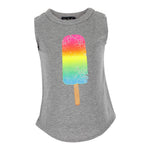 Knot Front Tank with Ice Cream Pop - Denny's