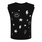 Allover Icons Tank Top - Denny's