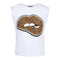 Leopard Lip Tank Top - Denny's