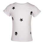 Allover Stars and Skulls Cut T-Shirt - Denny's