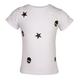 Allover Stars and Skulls Cut T-Shirt - Denny's