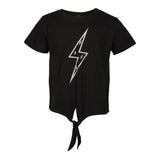 Bolt With Mini Bolts Tie Waist Tee - Denny's