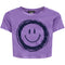 Navy Brush Smiley Tee - Denny's