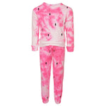 2 Piece Black Bolts Tie Dye Sweatshirt & Sweatpant Set - Denny's