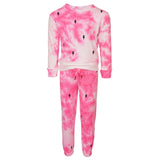 2 Piece Black Bolts Tie Dye Sweatshirt & Sweatpant Set - Denny's