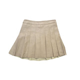Eddie Faux Leather Pleated Mini Skirt - Denny's