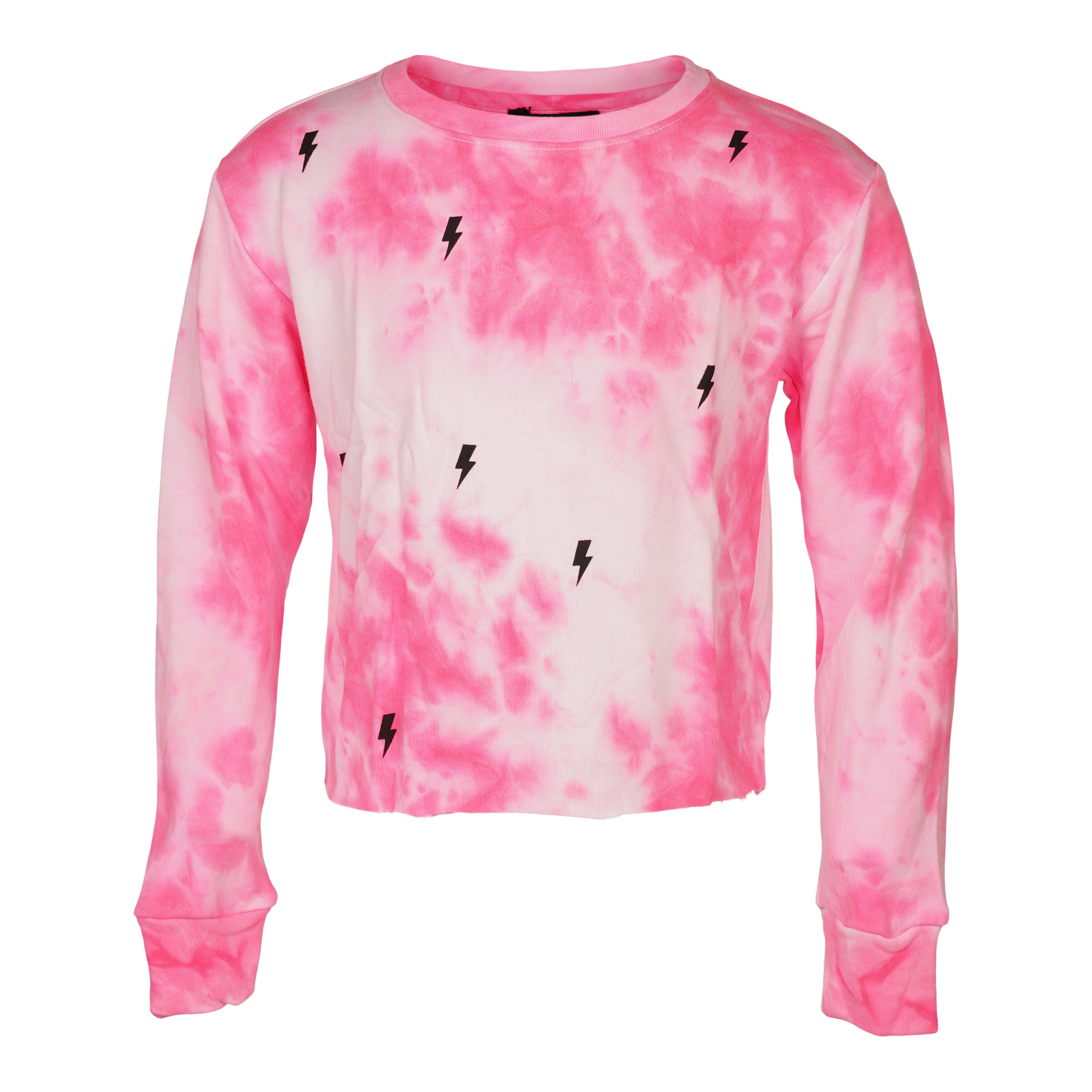 Black Bolt Crop Sweatshirt - Denny's